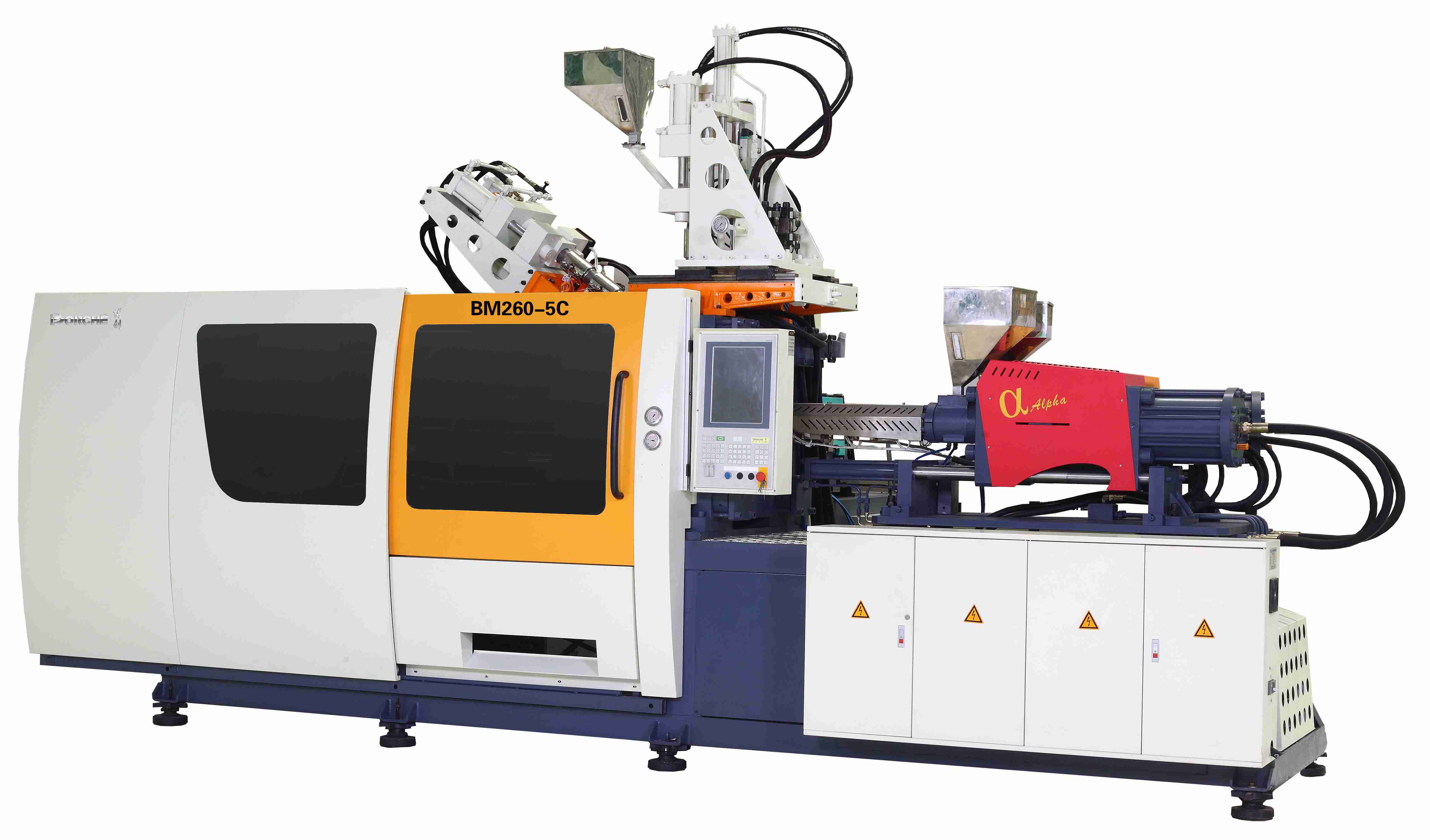 博创首创五色注塑机台湾惊艳亮相，引领塑料机械技术新浪潮